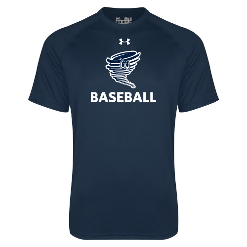  Under Armour Navy Tech Tee - Baseball