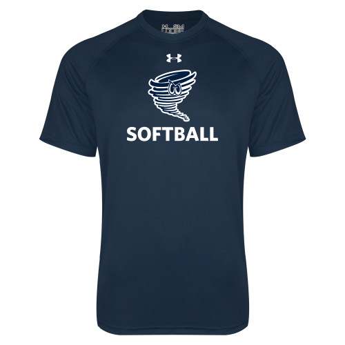  Under Armour Navy Tech Tee - Softball