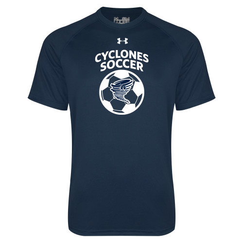  Under Armour Navy Tech Tee - Soccer