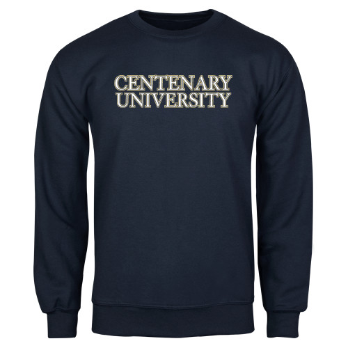  Navy Fleece Crew - Centenary University