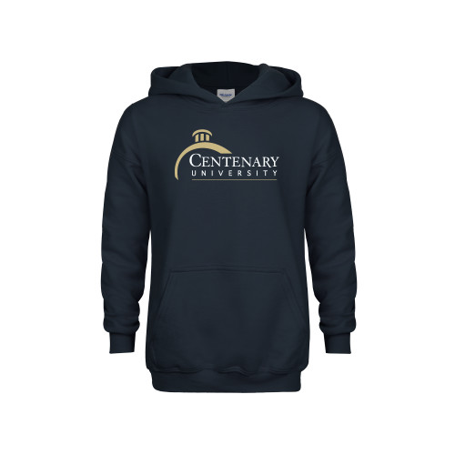  Youth Navy Fleece Hoodie - Centenary University Logo