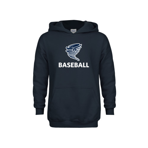  Youth Navy Fleece Hoodie - Baseball