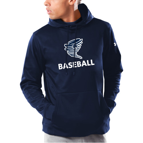  Under Armour Navy Armour Fleece Hoodie - Baseball