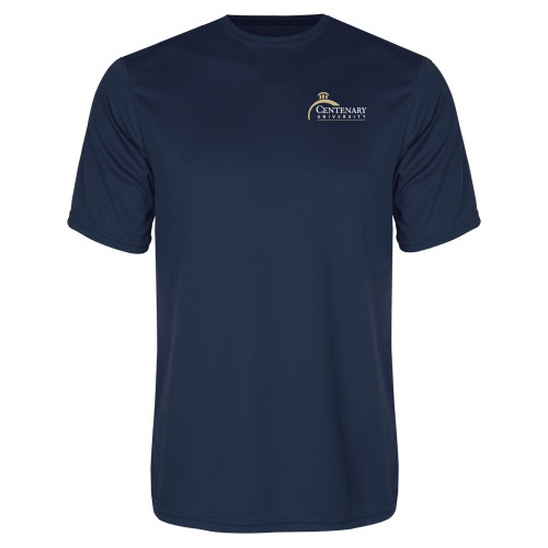  Navy Performance Tee - Centenary University Logo