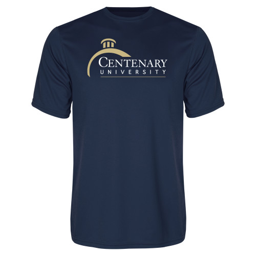 Navy Performance Tee - Centenary University Logo