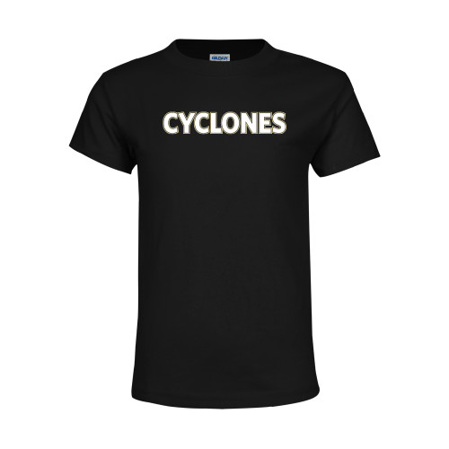  Youth Black T Shirt - Cyclones
