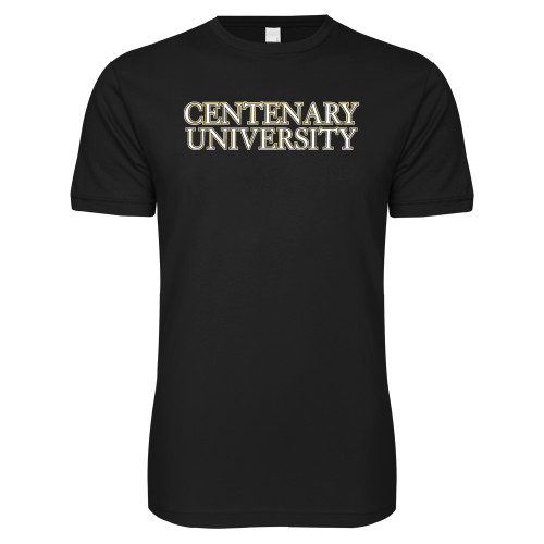  Next Level Black SoftStyle T Shirt - Centenary University