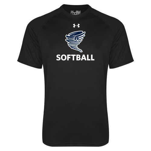  Under Armour Black Tech Tee - Softball