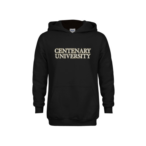  Youth Black Fleece Hoodie - Centenary University