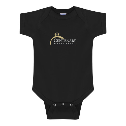  Black Infant Onesie - Centenary University Logo