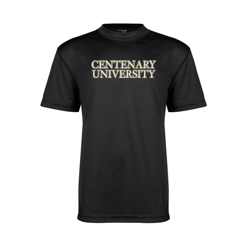  Youth Performance Black Tee - Centenary University