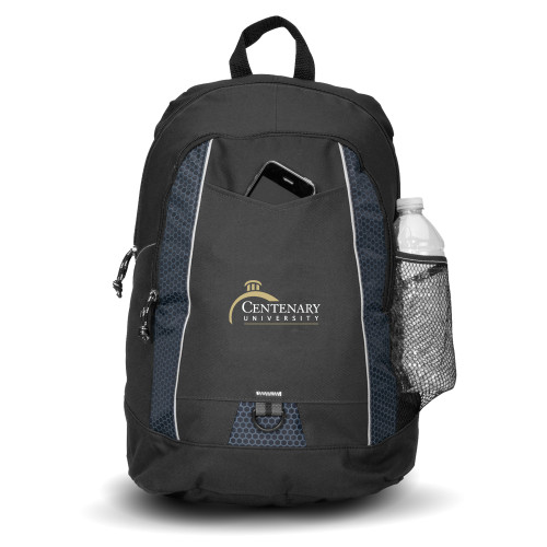  Black Impulse Backpack - Centenary University Logo