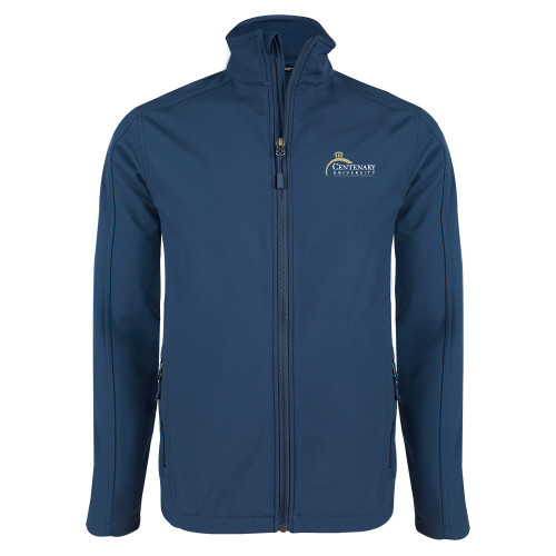  Navy Softshell Jacket - Centenary University Logo