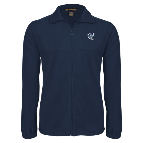  Navy Fleece Full Zip  Jacket - Cyclone Athletic Logo