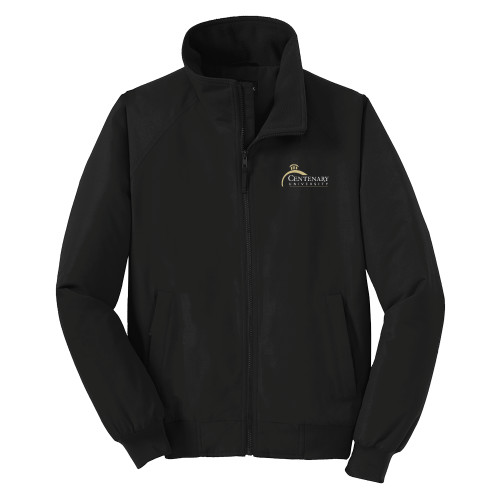  Black Charger Jacket - Centenary University Logo