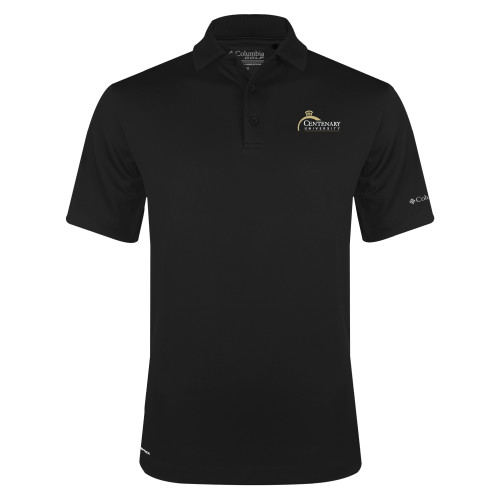 Columbia Black Omni Wick Drive Polo - Centenary University Logo