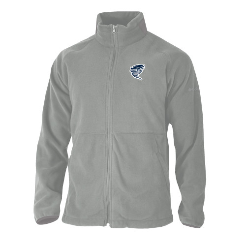  Columbia Grey Everest Ridge Fleece Full Zip Jacket - Cyclone Athletic Logo