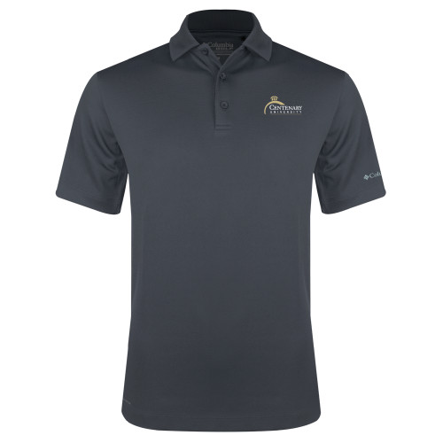  Columbia Charcoal Omni Wick Drive Polo - Centenary University Logo