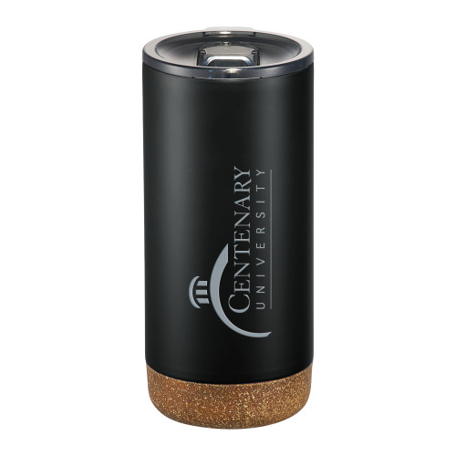 Valhalla Vacuum Insulated Black Tumbler 16oz - Centenary University Logo Engraved