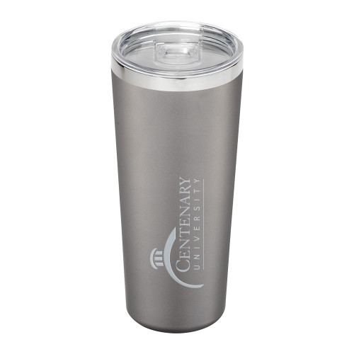  Thor Vacuum Insulated Grey Tumbler 22oz - Centenary University Logo Engraved