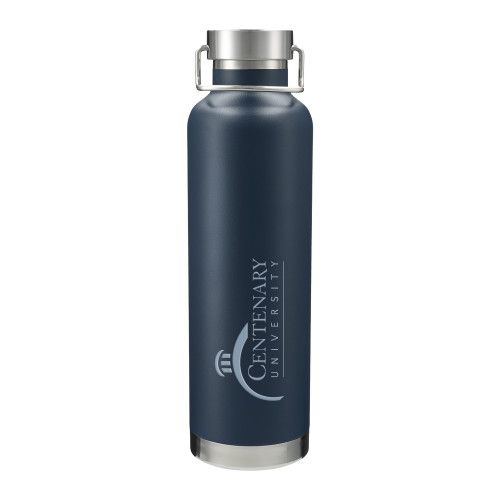  Thor Copper Vacuum Insulated Navy Bottle 32oz - Centenary University Logo Engraved