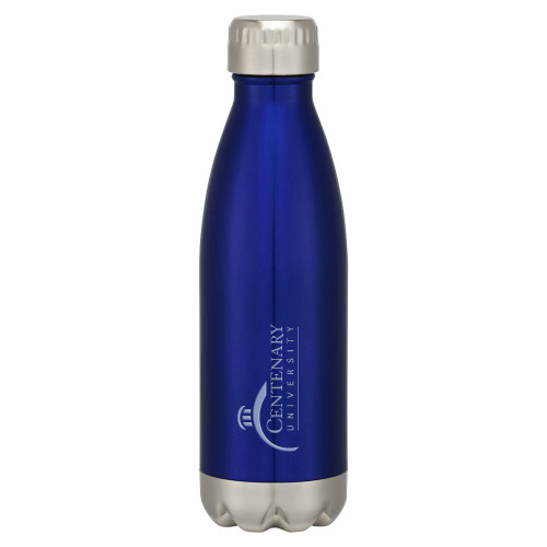  Swig Stainless Steel Blue Bottle 16oz - Centenary University Logo Engraved