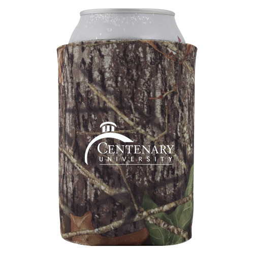 Collapsible Camo Can Holder - Centenary University Logo