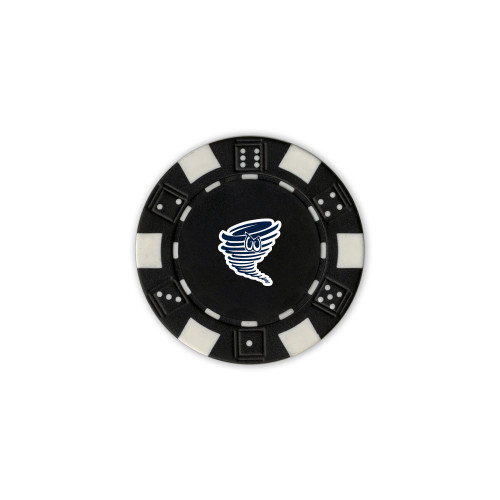  Black Game Chip - Cyclone Athletic Logo