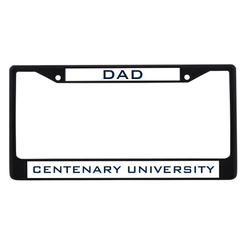  Dad Metal License Plate Frame in Black - Dad