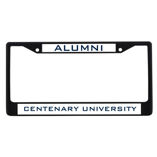  Alumni Metal License Plate Frame in Black - Alumni