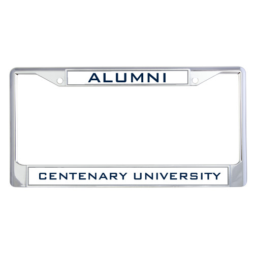  Alumni Metal License Plate Frame in Chrome - Alumni