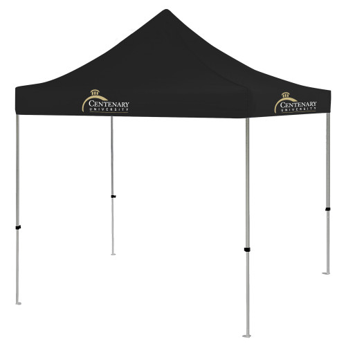  9 ft x 9 ft Black Tent - Centenary University Logo