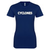 Thumbnail image for  Next Level Womens Navy Boyfriend Tee