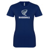 Thumbnail image for  Next Level Womens Navy Boyfriend Tee