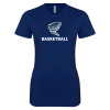 Thumbnail image for  Next Level Womens Navy Boyfriend Tee