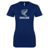 Thumbnail image for  Next Level Womens Navy Boyfriend Tee