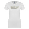 Thumbnail image for  Next Level Womens White Boyfriend Tee