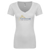 Thumbnail image for  Next Level Womens White Ideal V Tee