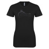 Thumbnail image for  Next Level Womens Black Boyfriend Tee