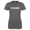 Thumbnail image for  Next Level Womens Charcoal Boyfriend Tee