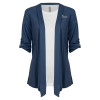 Thumbnail image for  Womens Navy Drape Front Cardigan Sweater 