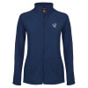 Thumbnail image for  Womens Navy Fleece Full Zip Jacket