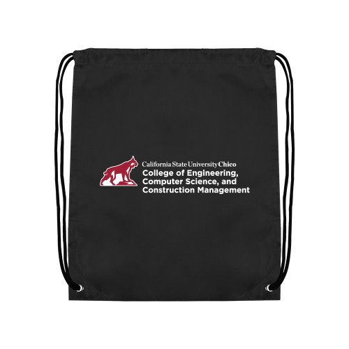 Chico Black Drawstring Backpack - Chico State - ECC