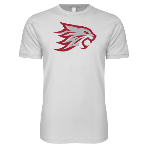  Next Level White SoftStyle T Shirt - Wildcat Head