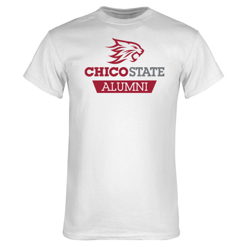  White T Shirt - Chico State Alumni