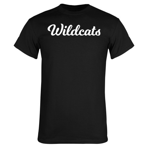  Black T Shirt - Wildcats Script
