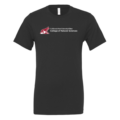  Bella + Canvas Black Jersey Cotton T Shirt - Chico State - CNS