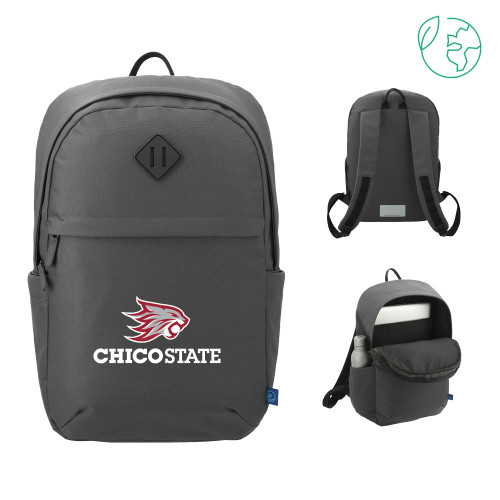  Repreve Charcoal Ocean Commuter Computer Backpack - Chico State Primary Mark