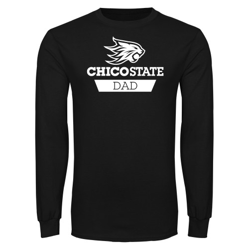  Black Long Sleeve T Shirt - Chico State Dad