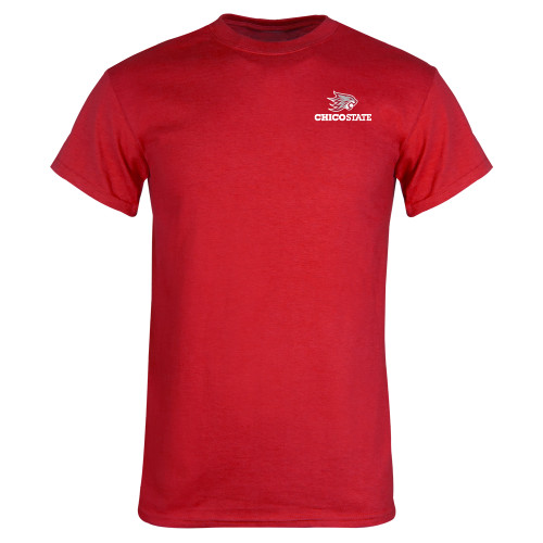  Red T Shirt - Chico State Primary Mark